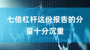 七倍杠杆这份报告的分量十分沉重