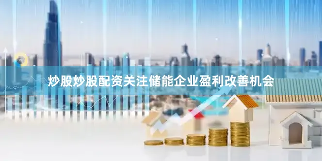 炒股炒股配资关注储能企业盈利改善机会